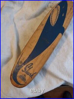 Vintage 1960's NASH SIDEWALK SURFBOARDS SHARK BLUE
