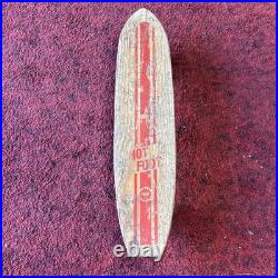 Vintage 1960's Nash Hot Foot Wood Skateboard with Wheels