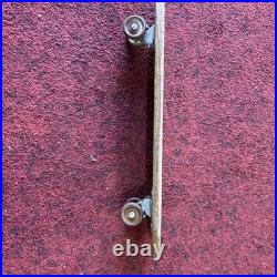 Vintage 1960's Nash Hot Foot Wood Skateboard with Wheels