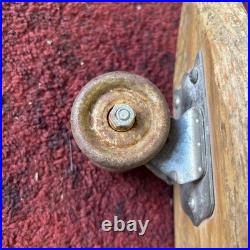 Vintage 1960's Nash Hot Foot Wood Skateboard with Wheels