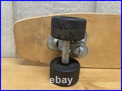 Vintage 1960's Official Skee-Skate De Luxe Wood Skateboard Retro Wall Art
