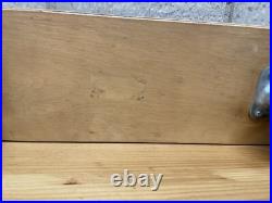 Vintage 1960's Official Skee-Skate De Luxe Wood Skateboard Retro Wall Art