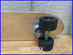 Vintage 1960's Official Skee-Skate De Luxe Wood Skateboard Retro Wall Art
