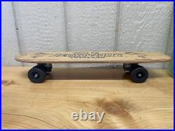 Vintage 1960's Official Skee-Skate De Luxe Wood Skateboard Retro Wall Art