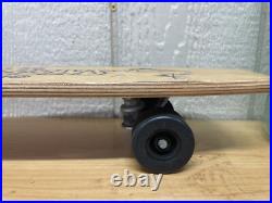 Vintage 1960's Official Skee-Skate De Luxe Wood Skateboard Retro Wall Art