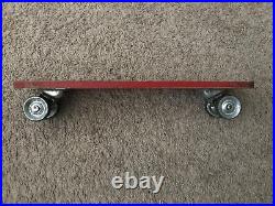 Vintage 1960's ROLLER DERBY #10 SKATE BOARD withMETAL WHEELS Grandpa's Skateboard