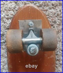 Vintage 1960's Roller Derby Aerflyte Skateboard With Wood Inlay Deck Vintage 1960's Roller Derby Aerflyte Skateboard With Wood Inlay Deck