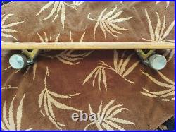 Vintage 1960's Zipees Wood Skateboard Sidewalk with Metal Wheels