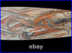 Vintage 1960s 1970s NONA Fiberglass Skateboard Urethane MK IV Wheels Costa Mesa