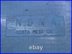 Vintage 1960s 1970s NONA Fiberglass Skateboard Urethane MK IV Wheels Costa Mesa