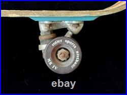 Vintage 1960s 1970s NONA Fiberglass Skateboard Urethane MK IV Wheels Costa Mesa