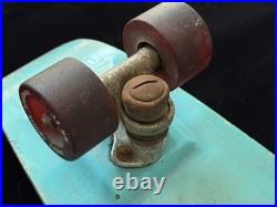 Vintage 1960s 1970s NONA Fiberglass Skateboard Urethane MK IV Wheels Costa Mesa