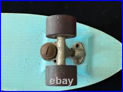 Vintage 1960s 1970s NONA Fiberglass Skateboard Urethane MK IV Wheels Costa Mesa