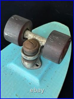 Vintage 1960s 1970s NONA Fiberglass Skateboard Urethane MK IV Wheels Costa Mesa