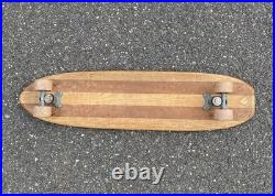 Vintage 1960s 60s Hobie Super Surfer 2-Tone Wooden Skateboard 29 With Clay Wheels Vintage 1960s 60s Hobie Super Surfer 2-Tone Wooden Skateboard 29 With Clay Wheels