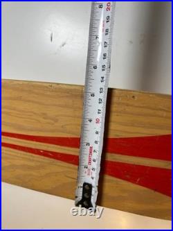 Vintage 1960s 60s Wood Wooden Skateboard GOOFY FOOT Fort Worth TEXAS Steel Wheel