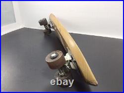 Vintage 1960s Nash Goofy Foot Wood Skateboard 22.5 Surfer Skate Gorgeous