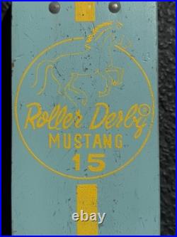 Vintage 1960s Roller Derby Mustang #15 skateboard beautiful HTF Vintage 1960s Roller Derby Mustang #15 skateboard beautiful HTF