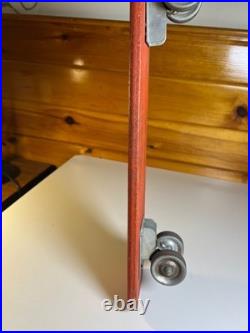Vintage 1960s Skate'N Glide Skateboard Wooden Wood Steel Wheels Sidewalk Surfer