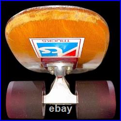 Vintage 1970 Taper Pro Skateboard with ACS Trucks & Sims (No Name Wheels)