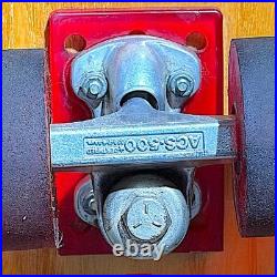 Vintage 1970 Taper Pro Skateboard with ACS Trucks & Sims (No Name Wheels)