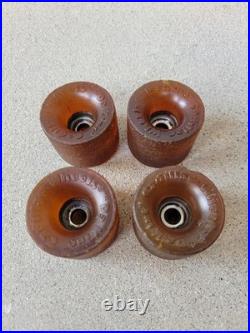 Vintage 1970's Cadillac Da Kine 2nd Gen Skateboard Wheels Set Rare