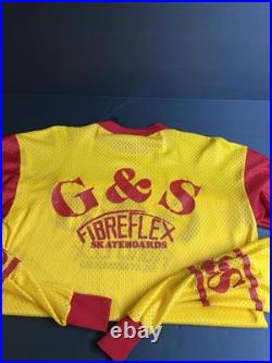 Vintage 1970's G&S Fibreflex Skateboards Mesh Team Jersey Hotcon Authentic