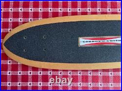 Vintage 1970's G&S Warp Tail Skateboard deck Stacy Peralta. Vintage skateboard