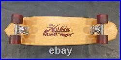 Vintage 1970's Hobie Weaver Woody Skateboard Excellent Condition Wheels Trucks