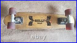 Vintage 1970's Holly Hi-Tail Skateboard, Metal Deck, Dog-Town