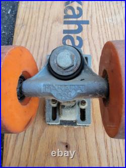 Vintage 1970's MAKAHA ORIGINATOR 29 Oak Wood ORIGINAL COMPLETE SKATEBOARD RARE