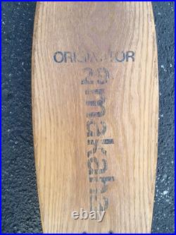 Vintage 1970's MAKAHA ORIGINATOR 29 Oak Wood ORIGINAL COMPLETE SKATEBOARD RARE