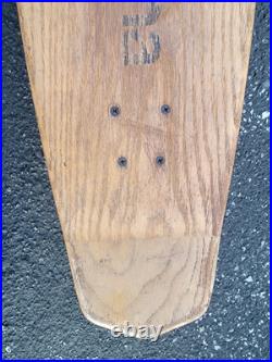 Vintage 1970's MAKAHA ORIGINATOR 29 Oak Wood ORIGINAL COMPLETE SKATEBOARD RARE