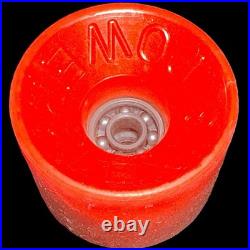 Vintage 1970's Powerflex 3 Skateboard Wheels 58mm 78a Orange Original Old School