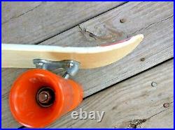 Vintage 1970's Pro Class Fiberglass Skateboard Dogtown Zephyr Big Mac wheels