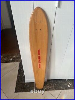 Vintage 1970's Sims Pure Juice 44 Longboard Skateboard. G&S Dog town