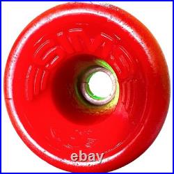 Vintage 1970's Sims Snake Conical Skateboard Wheels Original In Yellow & Red