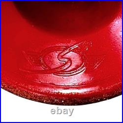Vintage 1970's Sims Snake Conical Skateboard Wheels Original In Yellow & Red