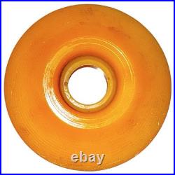 Vintage 1970's Sims Snake Conical Skateboard Wheels Original In Yellow & Red