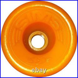 Vintage 1970's Sims Snake Conical Skateboard Wheels Original In Yellow & Red