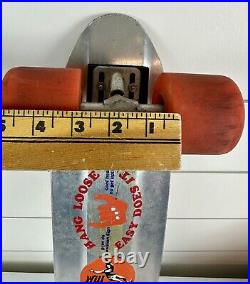 Vintage 1970s Aluminum Slalom Skateboard Downhill Bel-Air Bolts Wheels 23