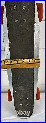 Vintage 1970s Aluminum Slalom Skateboard Downhill Bel-Air Bolts Wheels 23