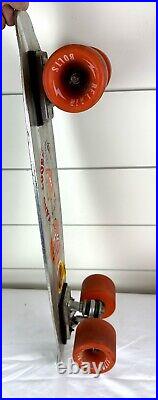 Vintage 1970s Aluminum Slalom Skateboard Downhill Bel-Air Bolts Wheels 23
