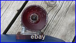 Vintage 1970s Anodized Blue Aluminum Skateboard 25 1/2 Long
