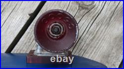 Vintage 1970s Anodized Blue Aluminum Skateboard 25 1/2 Long