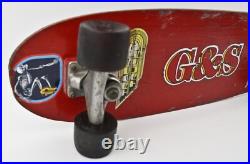 Vintage 1970s G&S FibreFlex TeamRider Wood Skate Skateboard Tracker Power Pivot