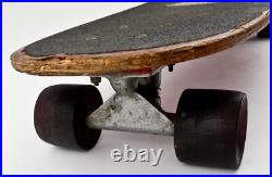 Vintage 1970s G&S FibreFlex TeamRider Wood Skate Skateboard Tracker Power Pivot