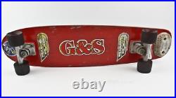 Vintage 1970s G&S FibreFlex TeamRider Wood Skate Skateboard Tracker Power Pivot