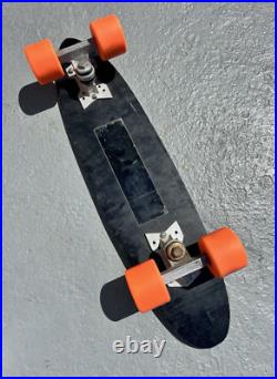 Vintage 1970s KONA skateboard 24 Track Force trucks & Powerflex 5 wheels NJ G&S