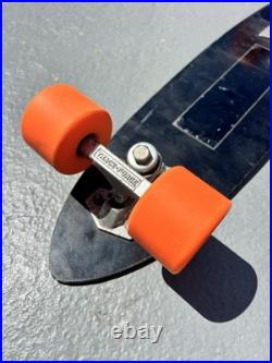 Vintage 1970s KONA skateboard 24 Track Force trucks & Powerflex 5 wheels NJ G&S